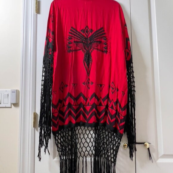 Rare Spell & Gypsy Opium Red Kimono OS - Picture 7 of 14
